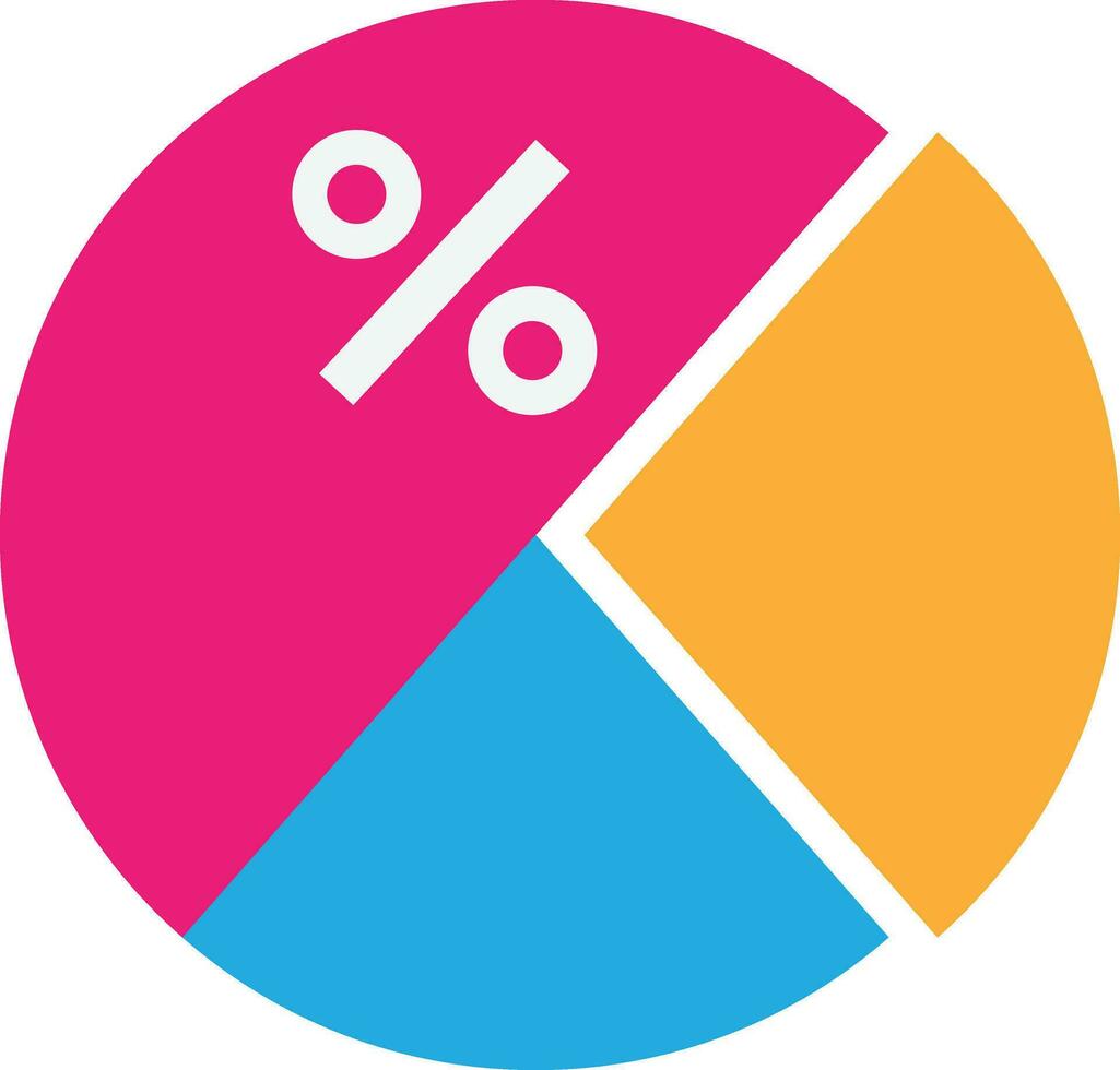 Pie Chart Graph vector