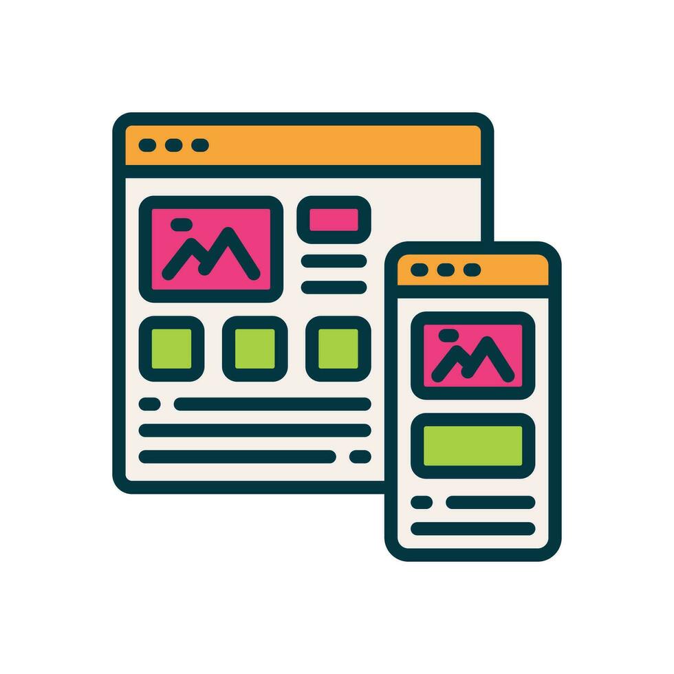responsive filled color icon. vector icon for your website, mobile, presentation, and logo design.