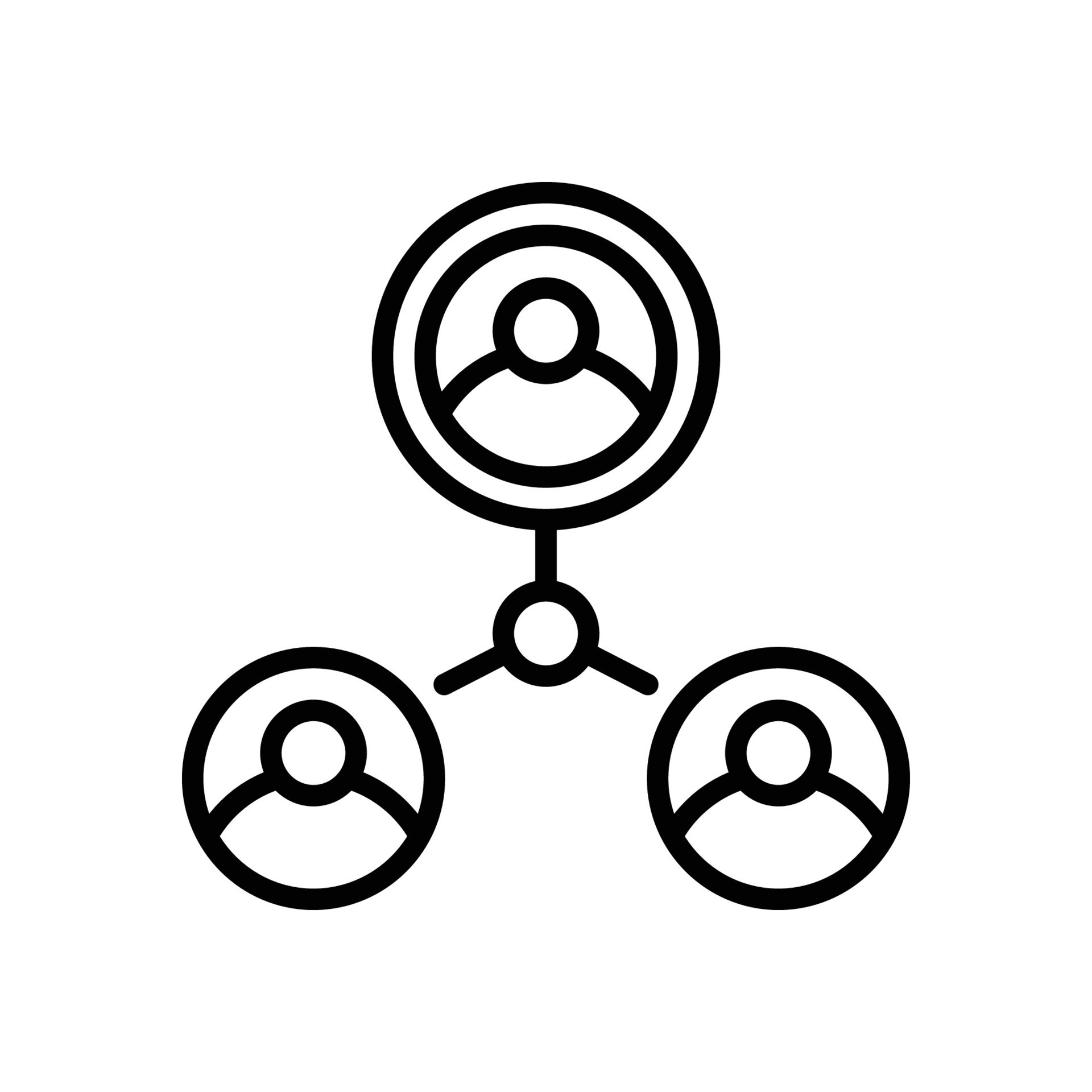 affiliation marketing line icon. vector icon for your website, mobile