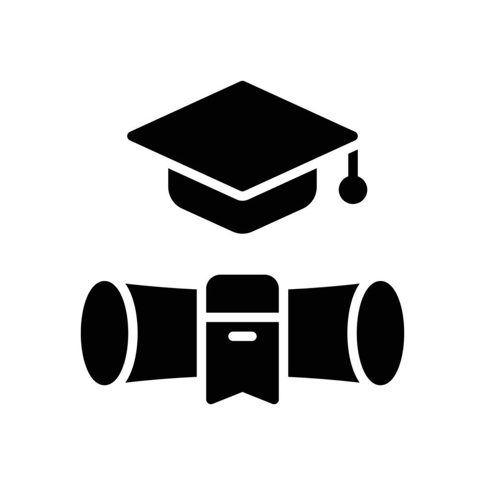 education glyph icon. vector icon for your website, mobile, presentation, and logo design.
