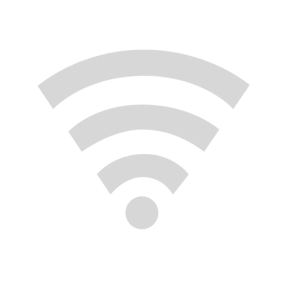 Internet señal negro y blanco, Wifi señal conexión icono png