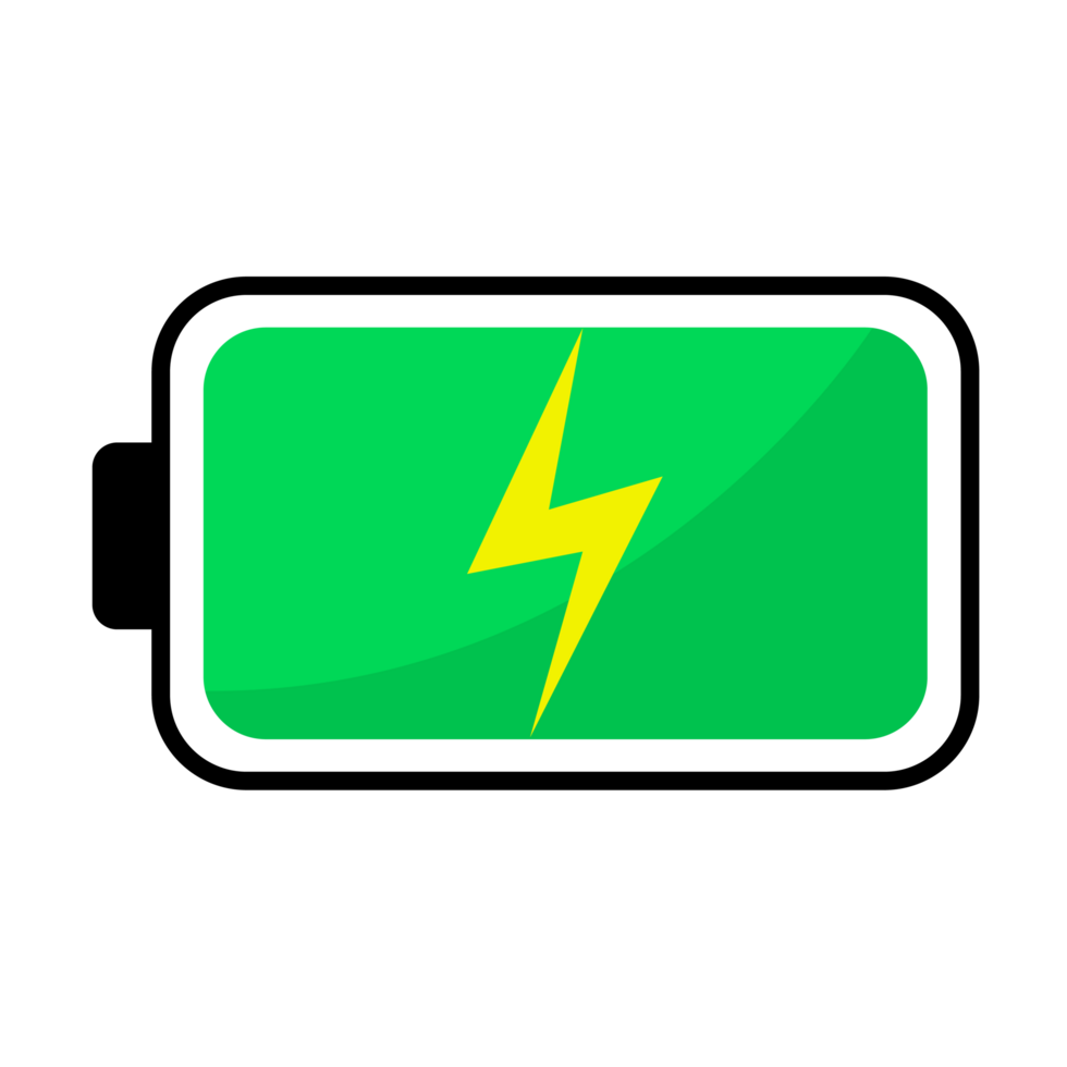 Battery Full Charged Indicator Icon png