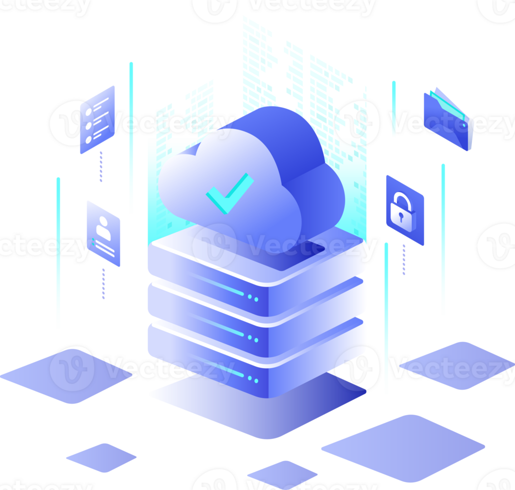 Cloud Computing Technology Illustrations png