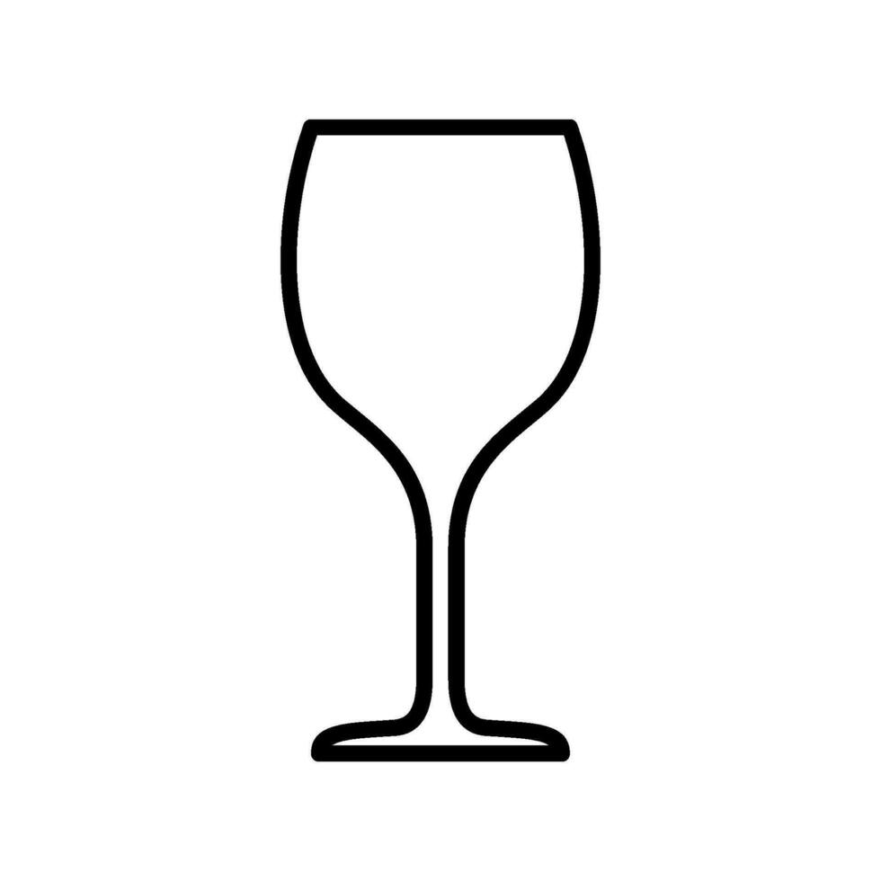 vino vaso icono vector diseño plantillas sencillo y moderno