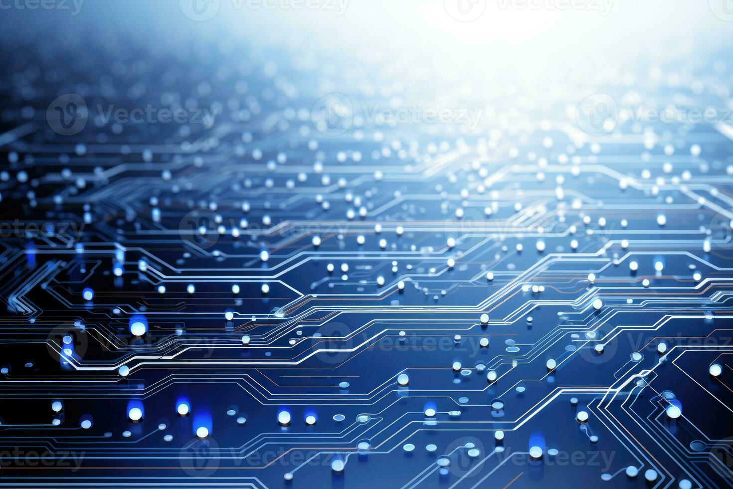 abstract technology electronic circuit board AI Generated photo