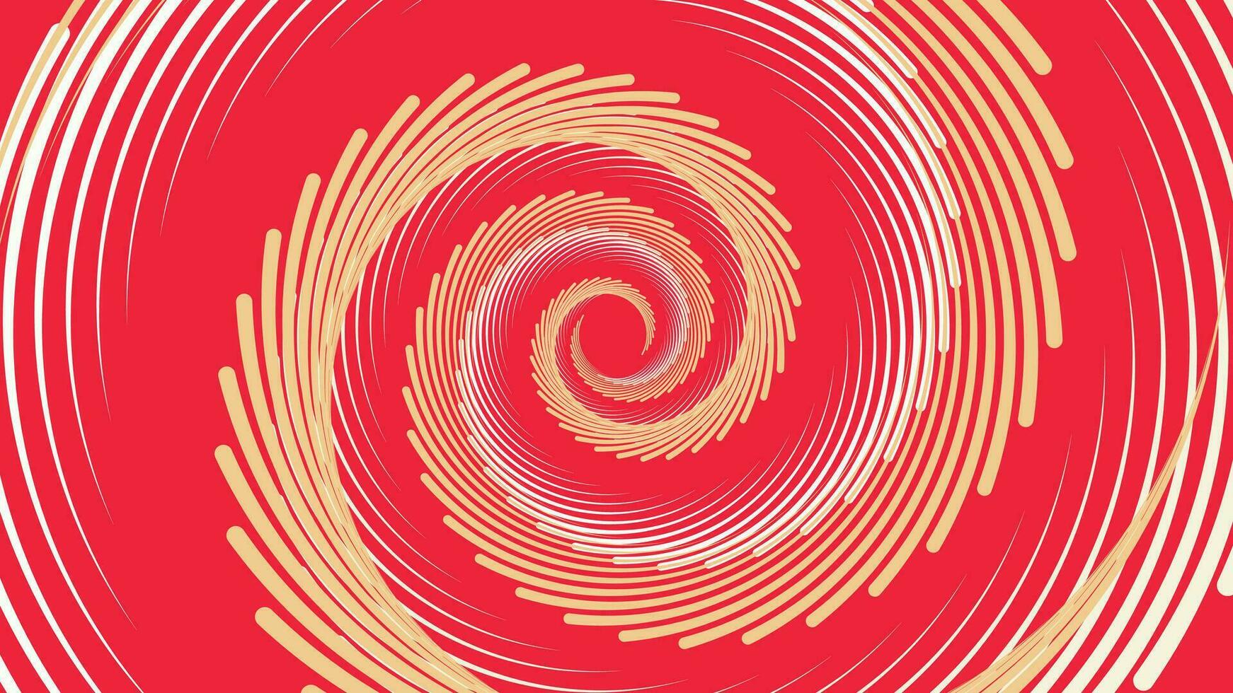 Abstract spiral dotted round mandala style simple background. vector