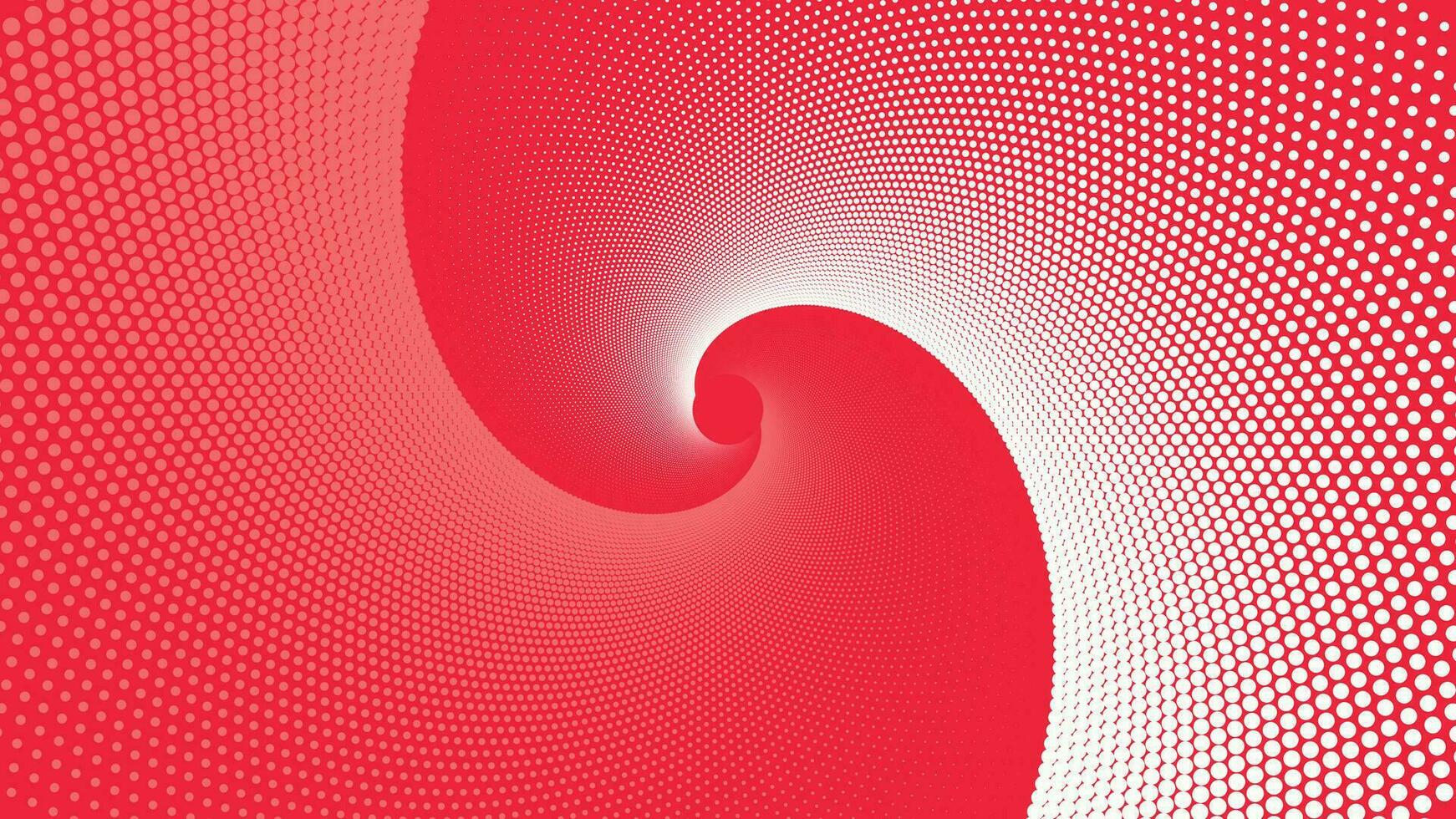 Abstract spiral Christmas red background vector