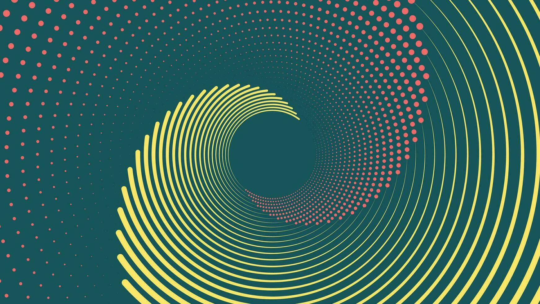 Abstract spiral round two line background for your creative project. vector