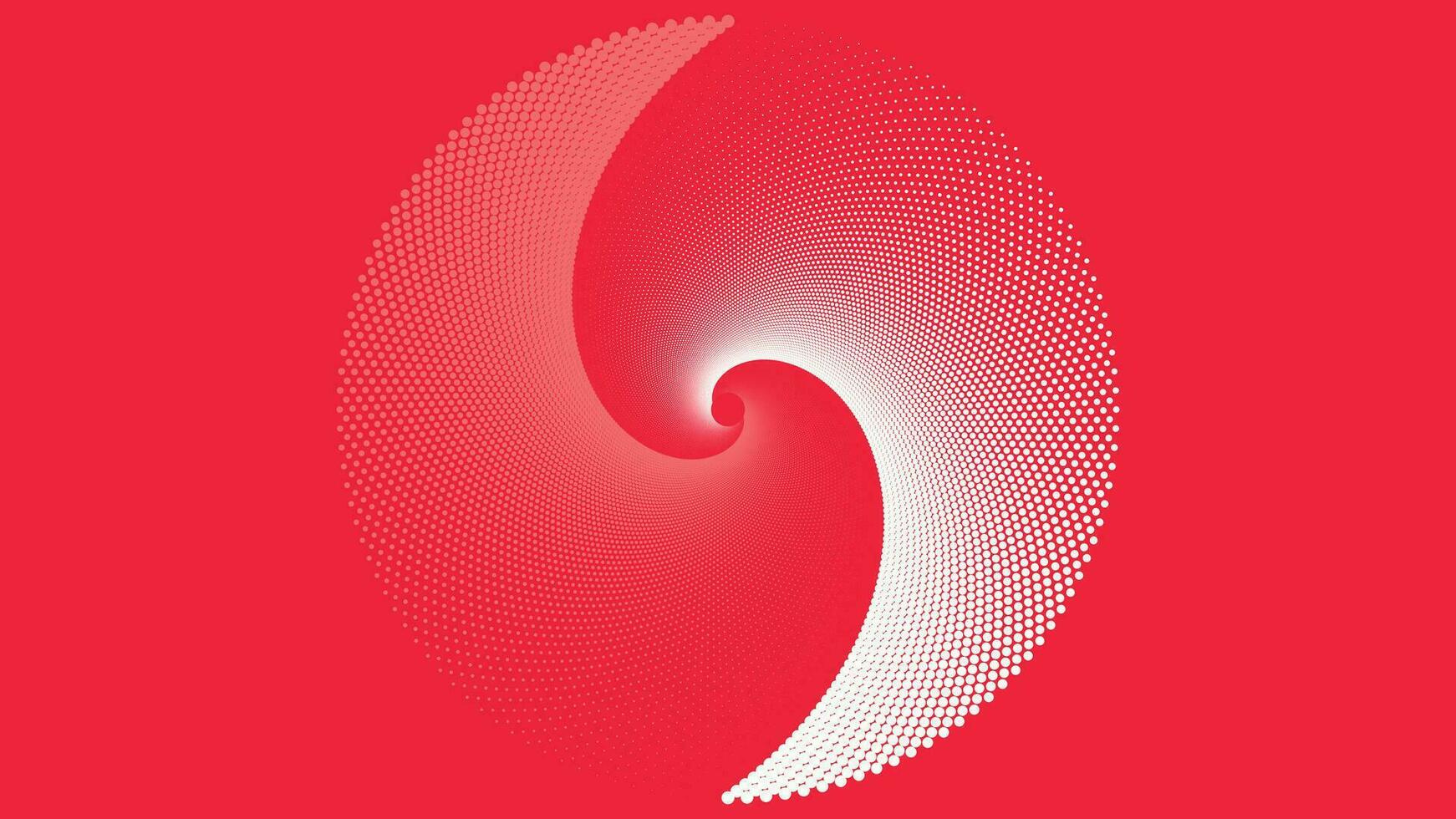 Abstract spiral Christmas red background vector