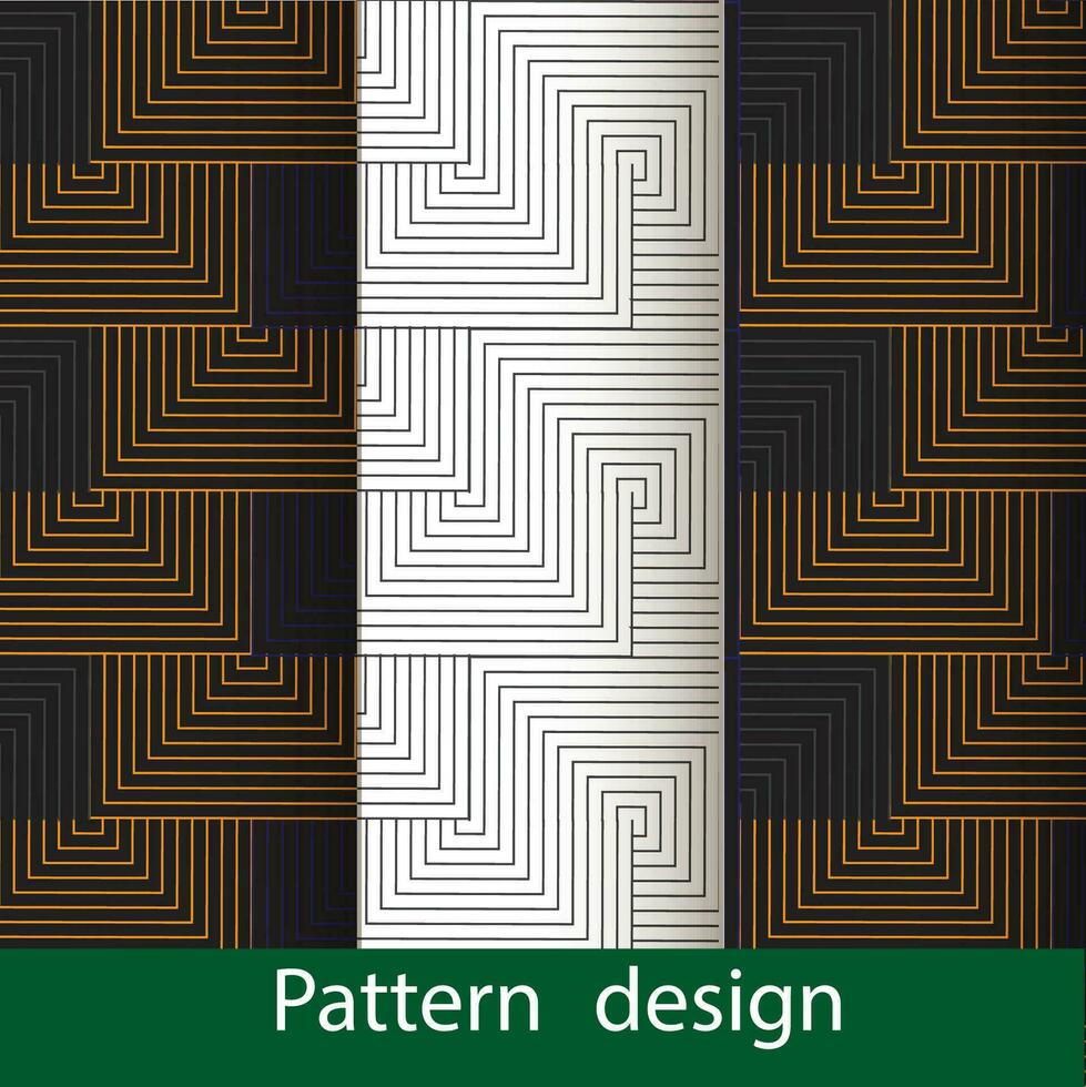 Modern geometric pattern design vector