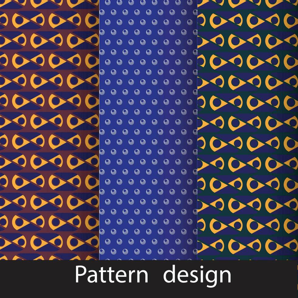 Modern geometric  pattern design vector