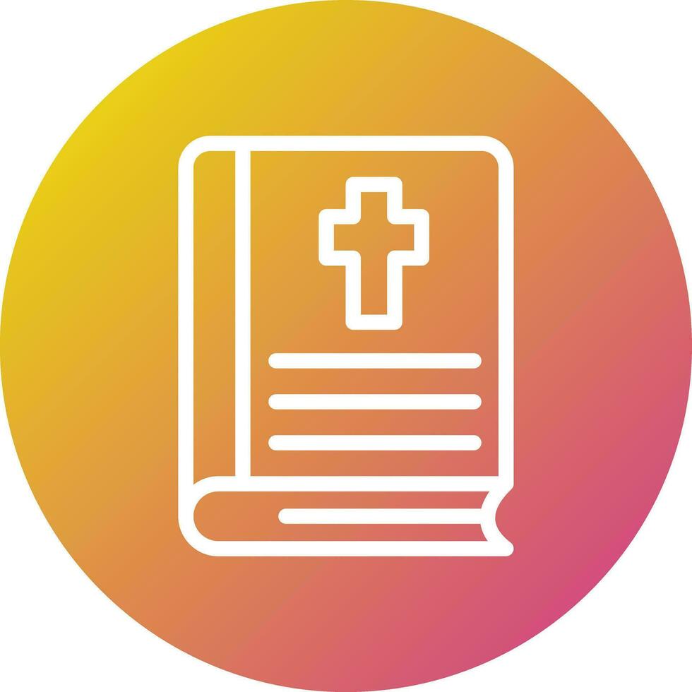 Bible Vector Icon Design Illustration