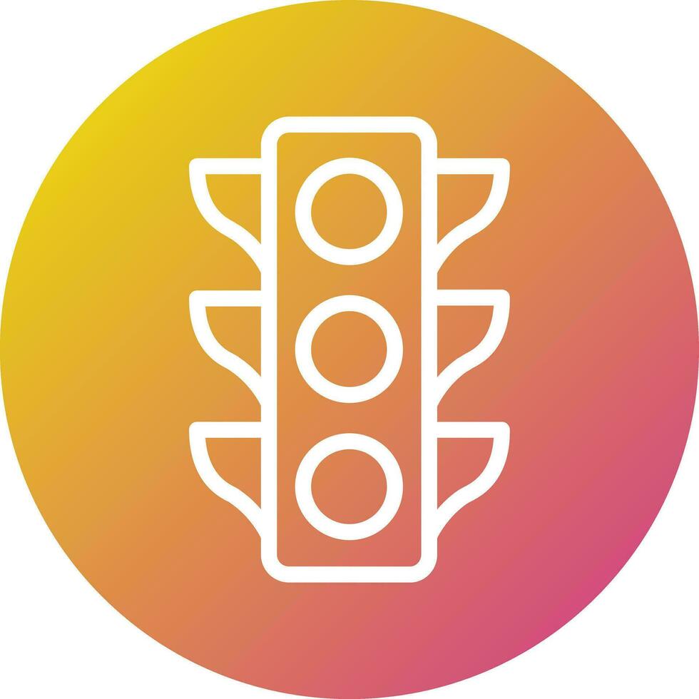 Traffic light Vector Icon Design Illustration