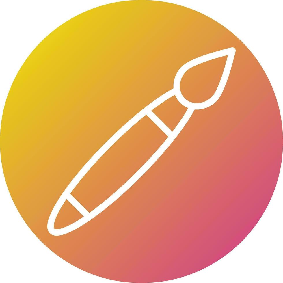 Brush Vector Icon Design Illustration