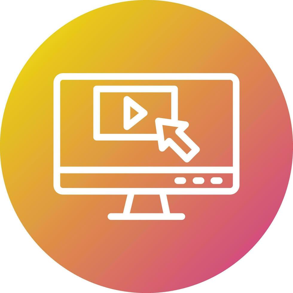 Clickstream Vector Icon Design Illustration