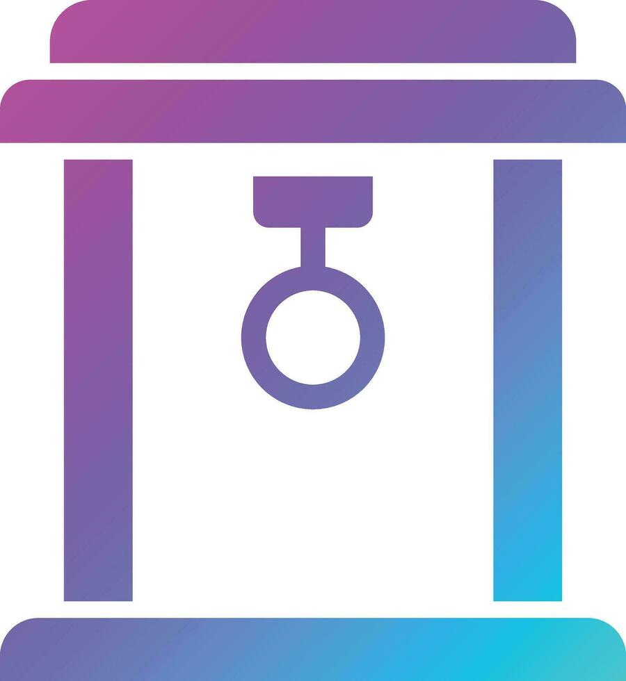 Torii Gate Vector Icon Design Illustration