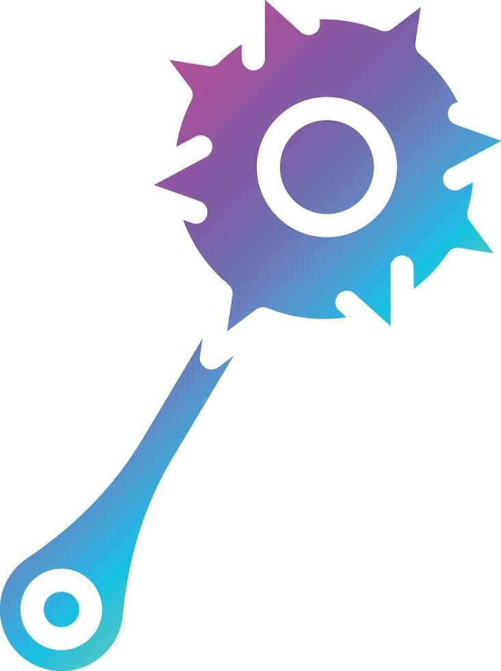 Mace Vector Icon Design Illustration