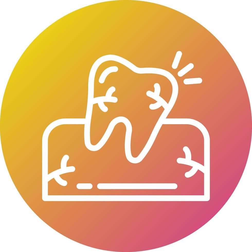 Wisdom Tooth Vector Icon Design Illustration