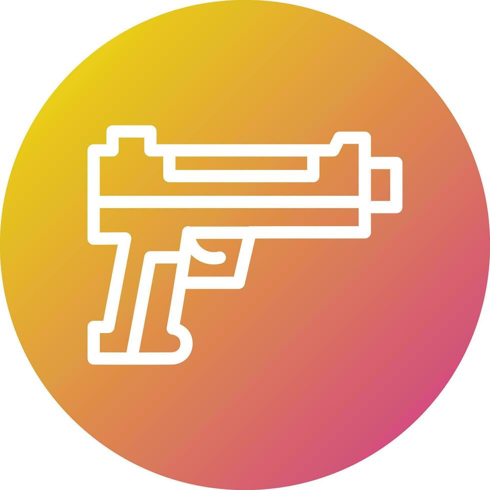 pistola vector icono diseño ilustración