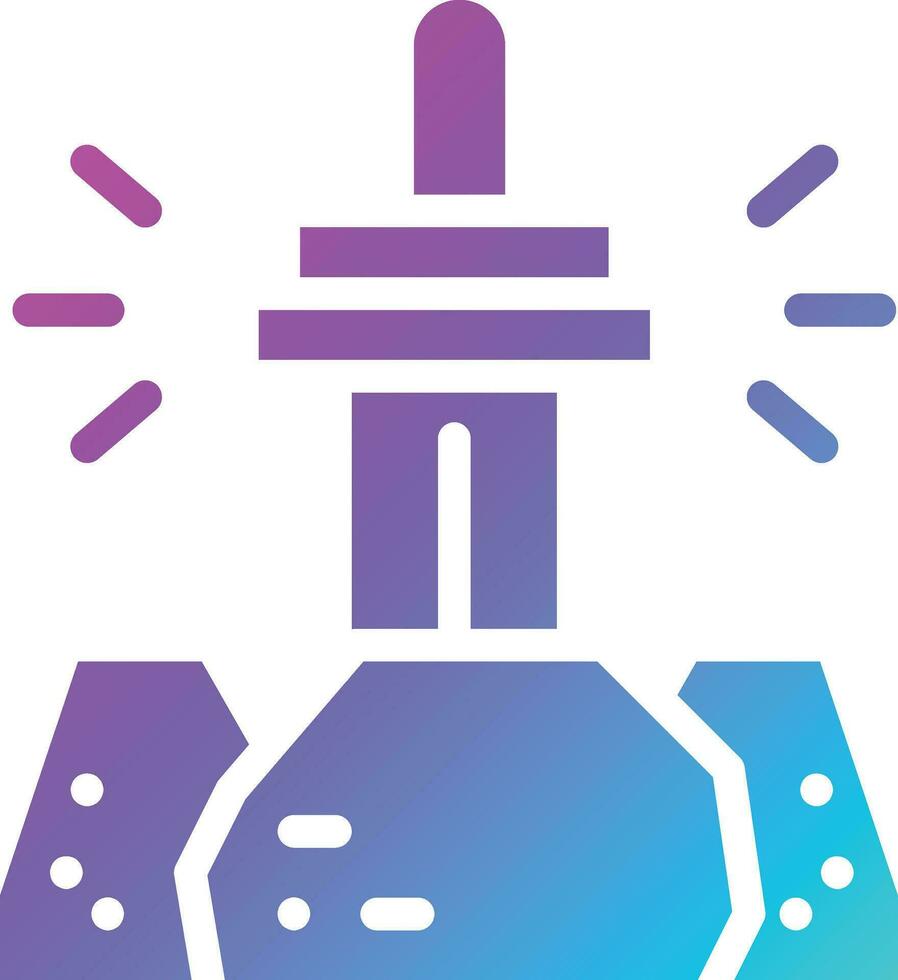 Excalibur Vector Icon Design Illustration