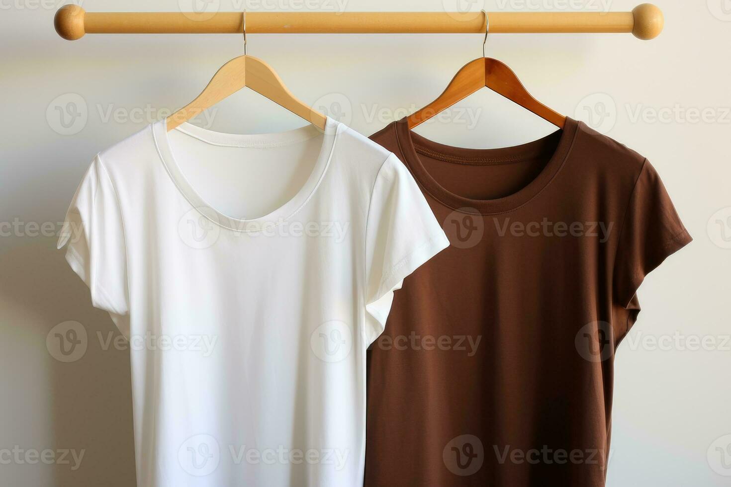 hanging t shirt for photo product professional advertising photography AI Generative