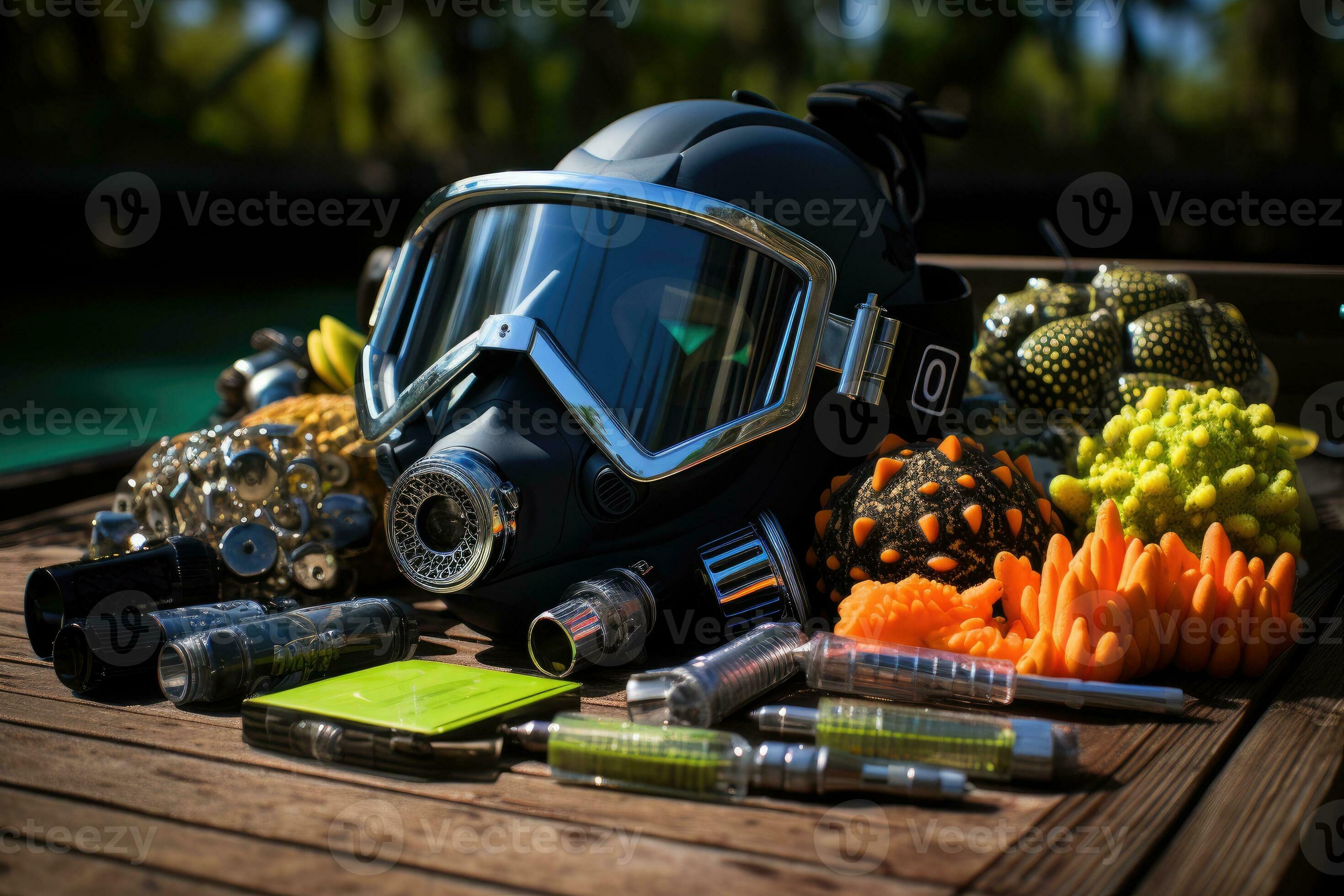 snorkeling tools and equipment AI Generated 33532019 Stock Photo at