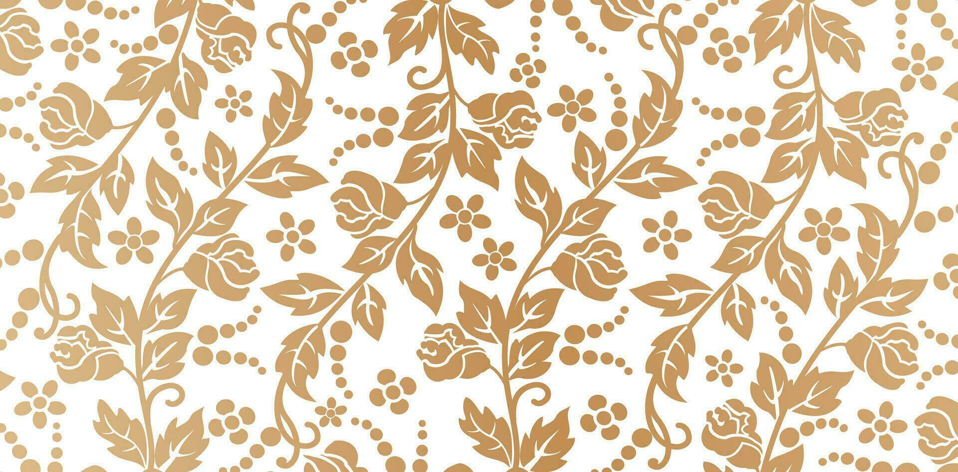 sin costura floral modelo con flores hojas rama retro estilo con aislado blanco antecedentes para pantalla impresión, papel arte imprimible, Boda invitaciones cubiertas, papelería diseños, tela huellas dactilares vector