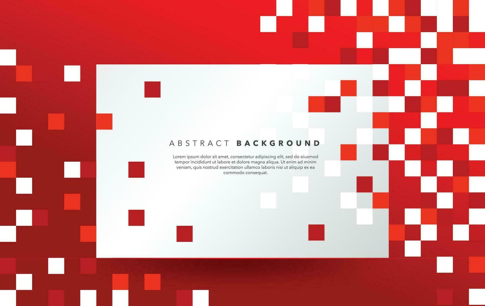 red and white color gradient abstract background vector