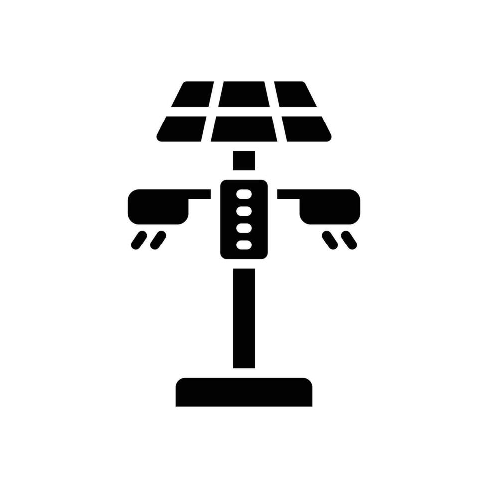 eco street light glyph icon. vector icon for your website, mobile, presentation, and logo design.