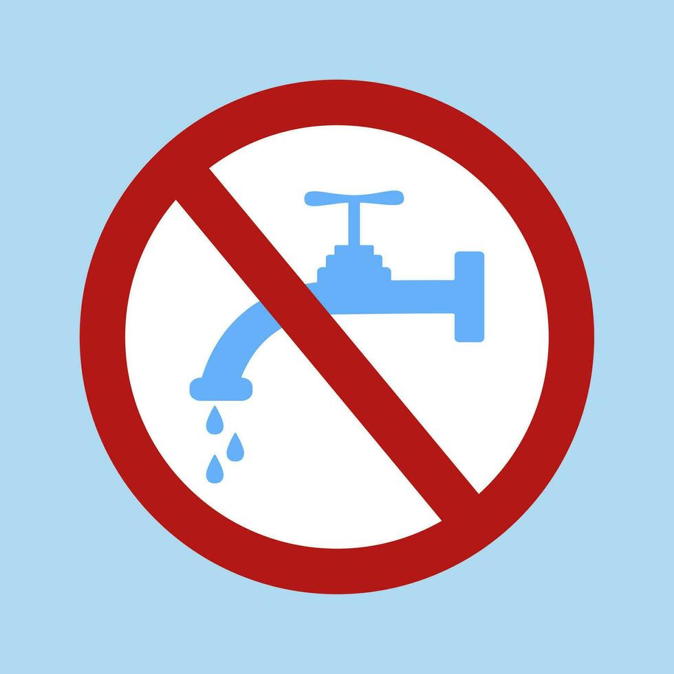 An illustration about saving water resources. The concept of water resources. Protect water resources. Flat illustration vector