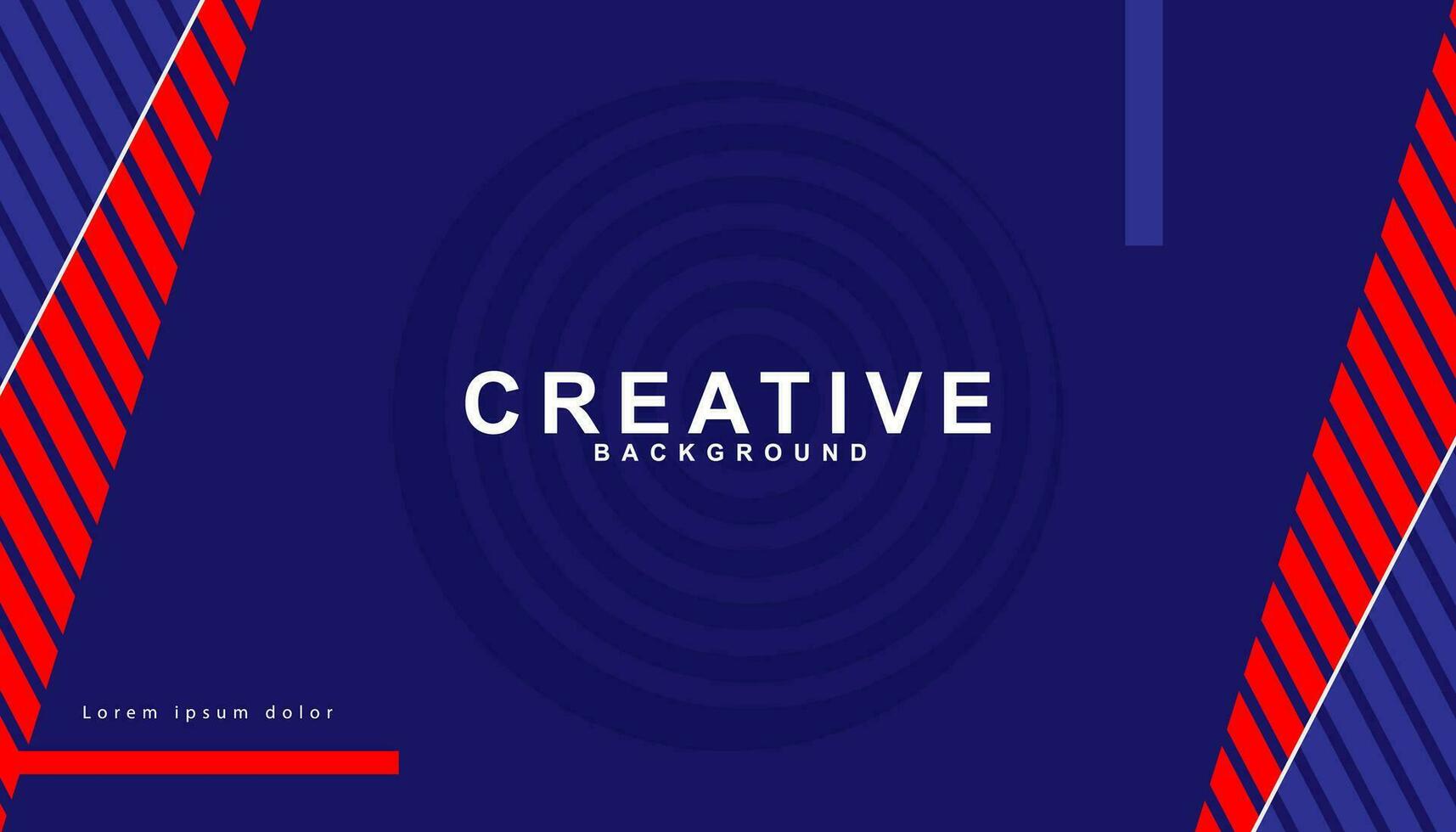 Red curve on a dark blue background vector with space for text