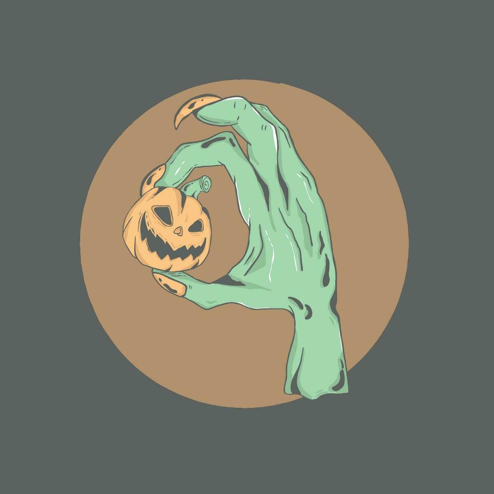 simple halloween illustration vector