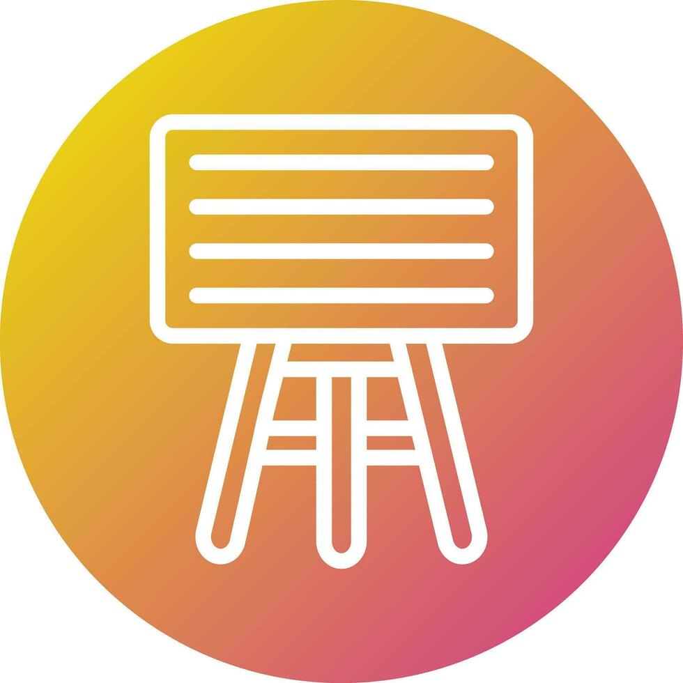 Whiteboard Vector Icon Design Illustration