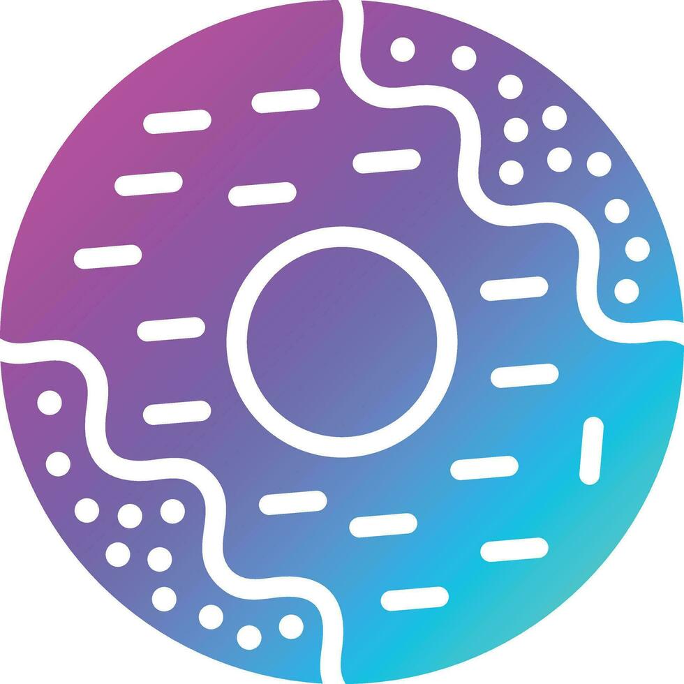 Doughnut Vector Icon Design Illustration