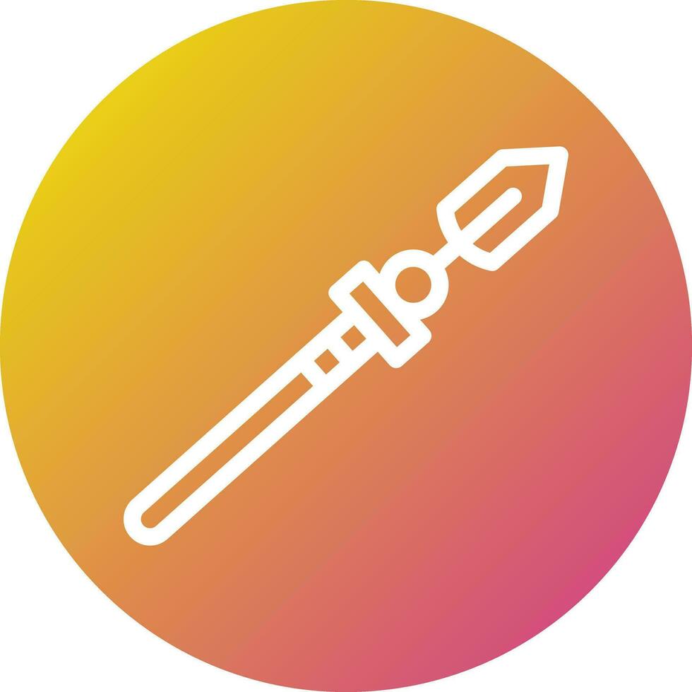 Lance Vector Icon Design Illustration