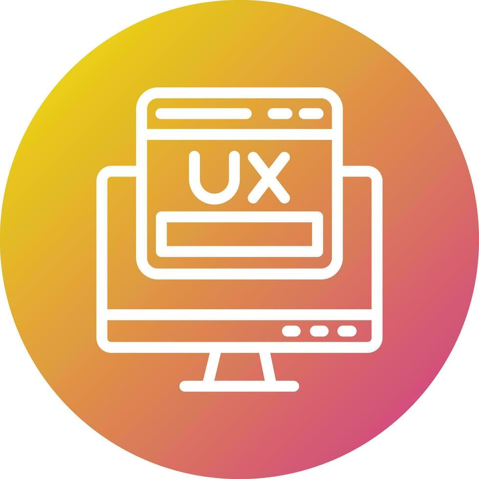 Ux Vector Icon Design Illustration