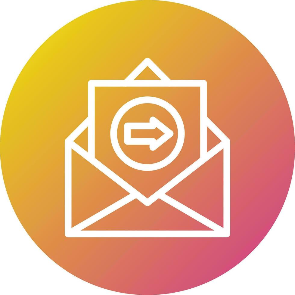 enviar correo vector icono diseño ilustración