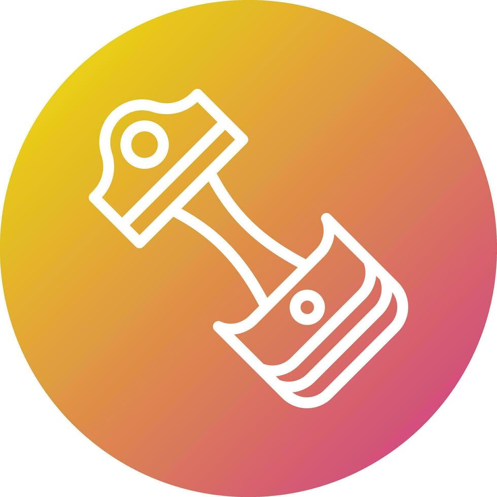 Piston Vector Icon Design Illustration