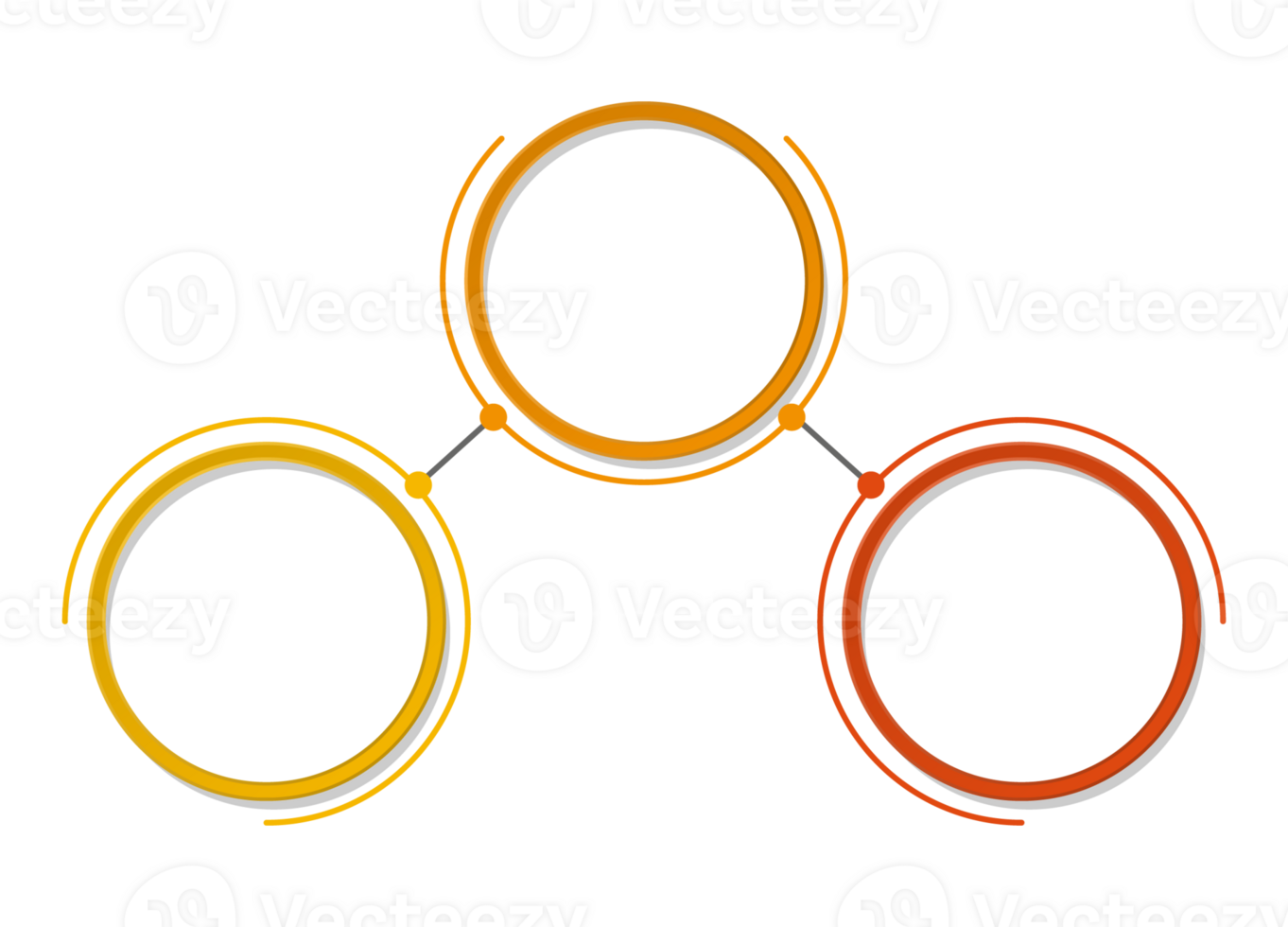 Infographic with 3 steps, process or options. png