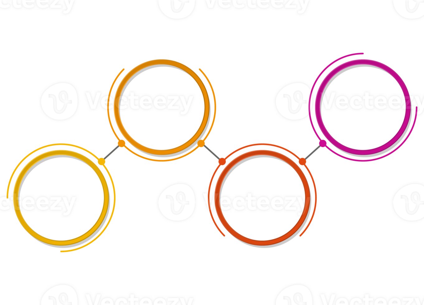 Infographic with 4 steps, process or options. png
