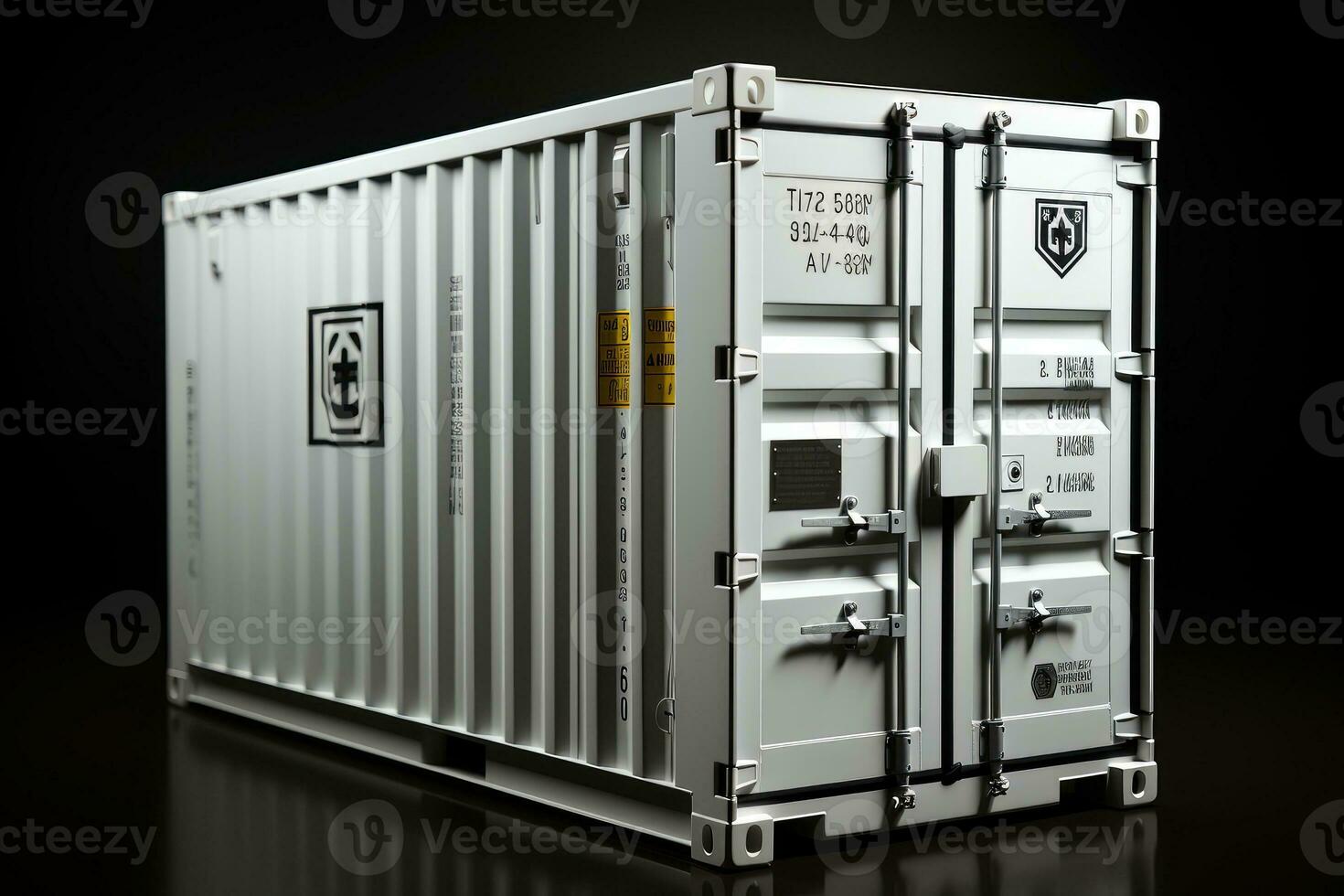 A container is any receptacle or enclosure for holding a product used in storage  AI Generative photo