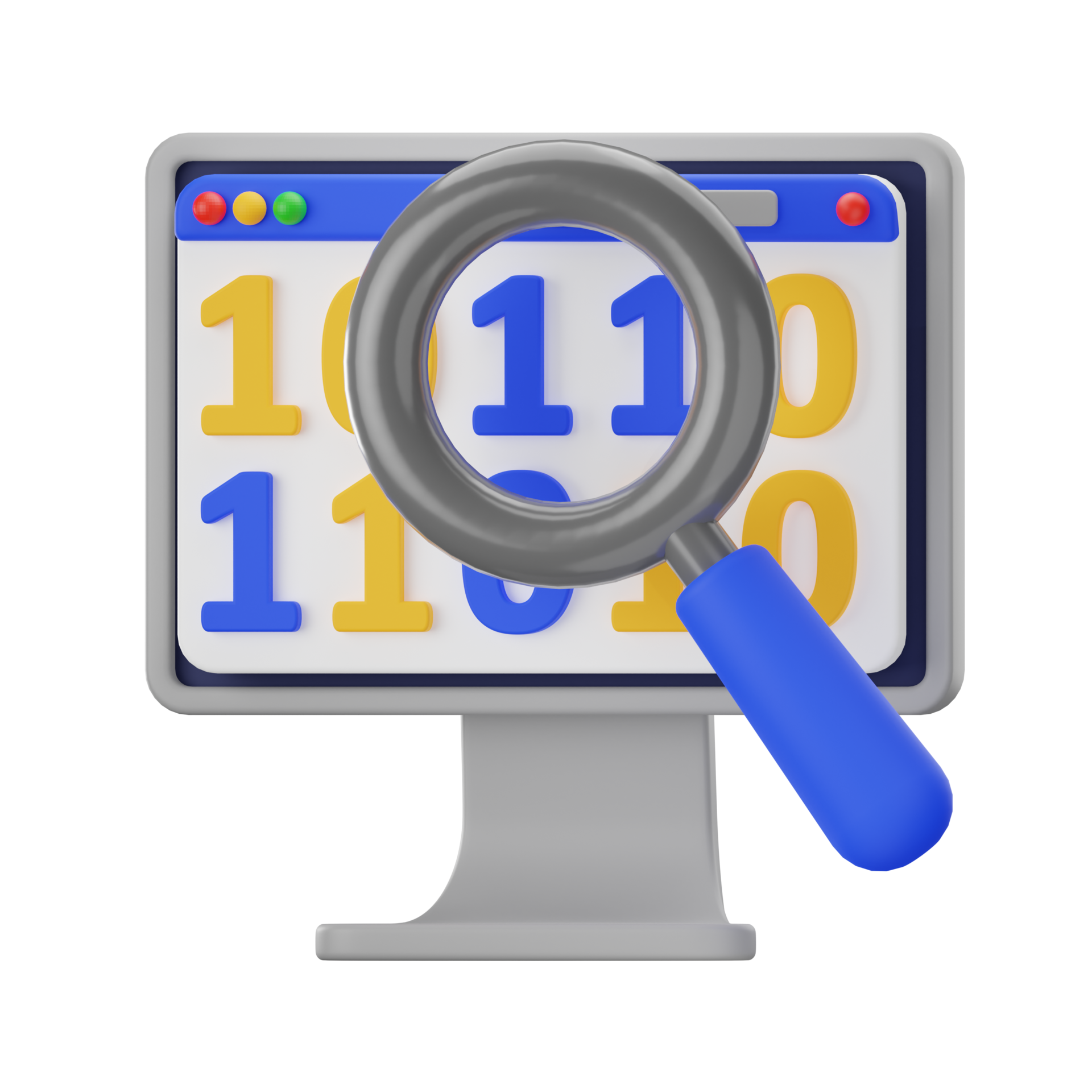Binary Code Coding 3D Illustrations 33535088 PNG