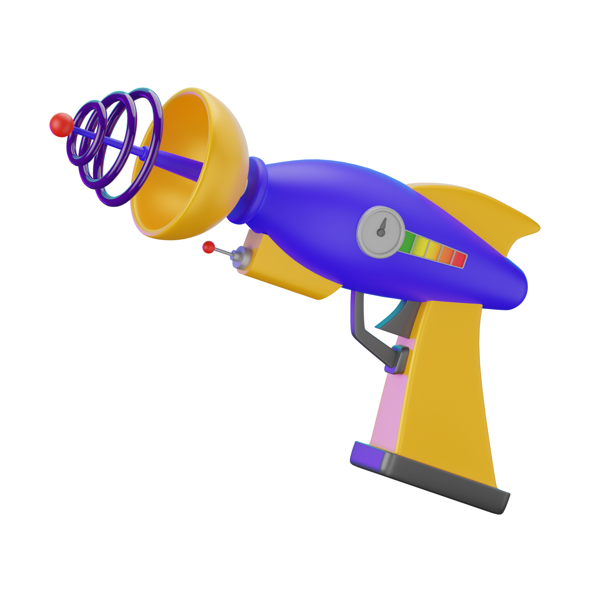 Space Gun Space Object 3D Illustrations 33535093 PNG