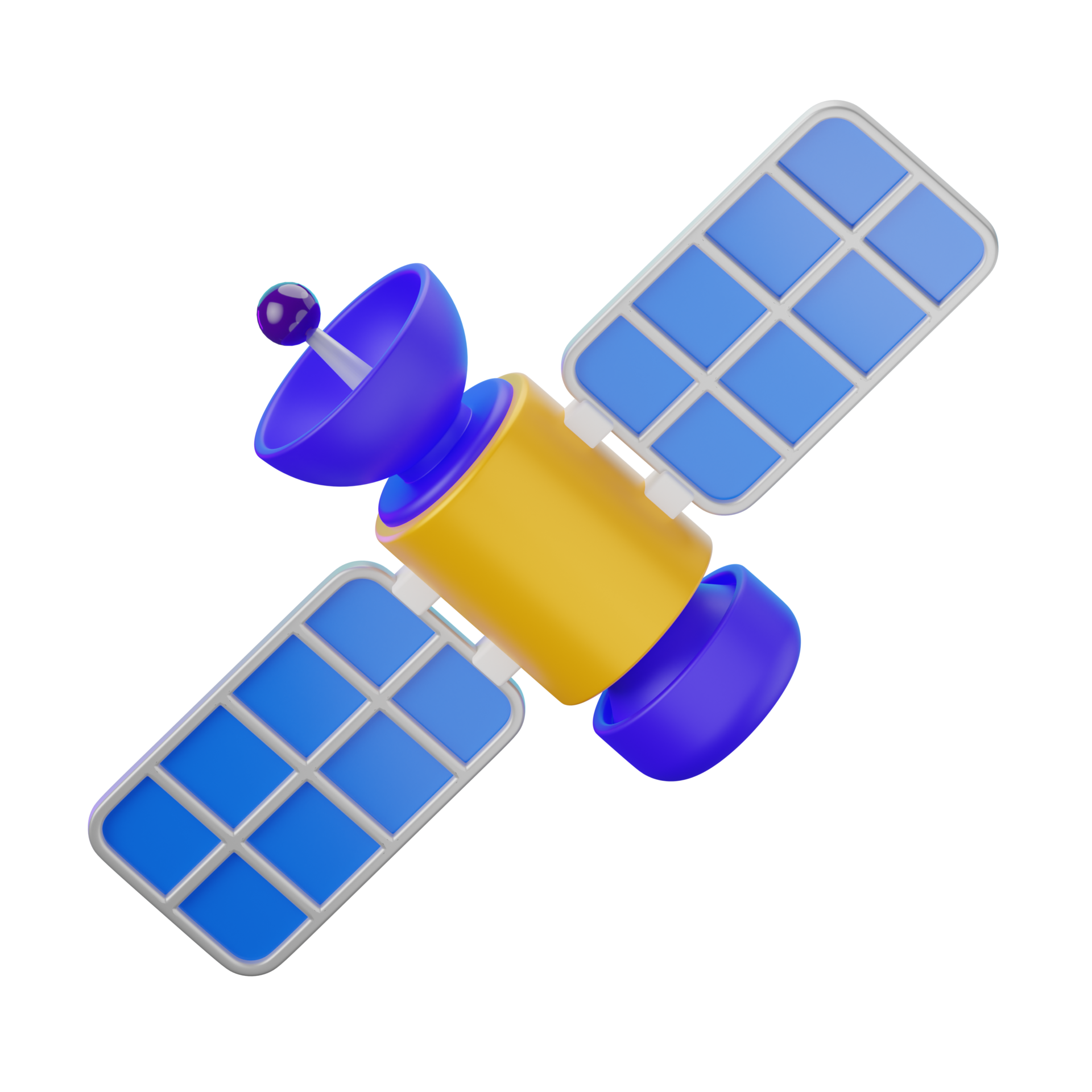 Satelit Space Object 3D Illustrations 33535104 PNG