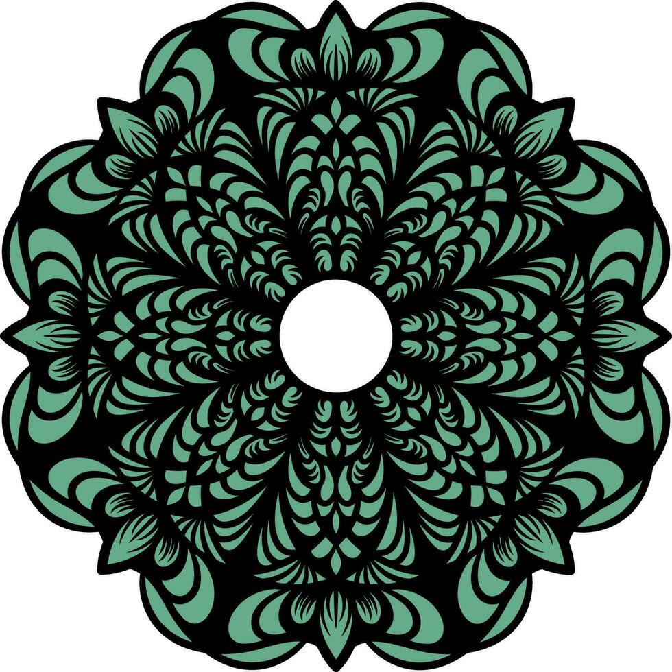 Fondo de mandala de lujo vector