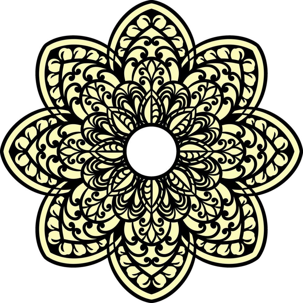 Fondo de mandala de lujo vector