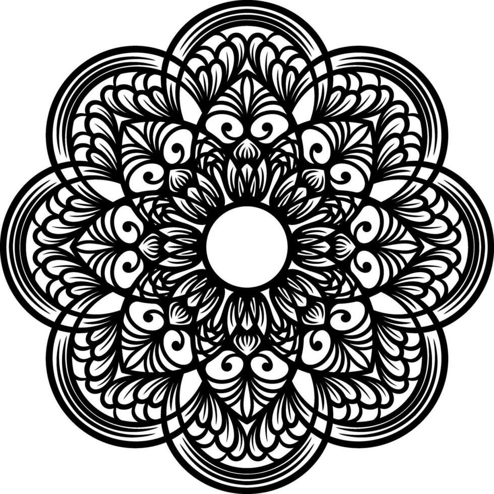 Fondo de mandala de lujo vector