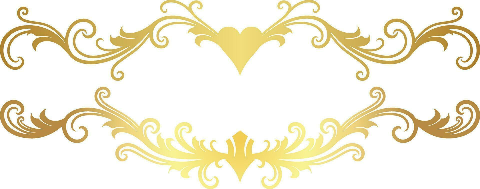floral ornamento frontera para Boda vector