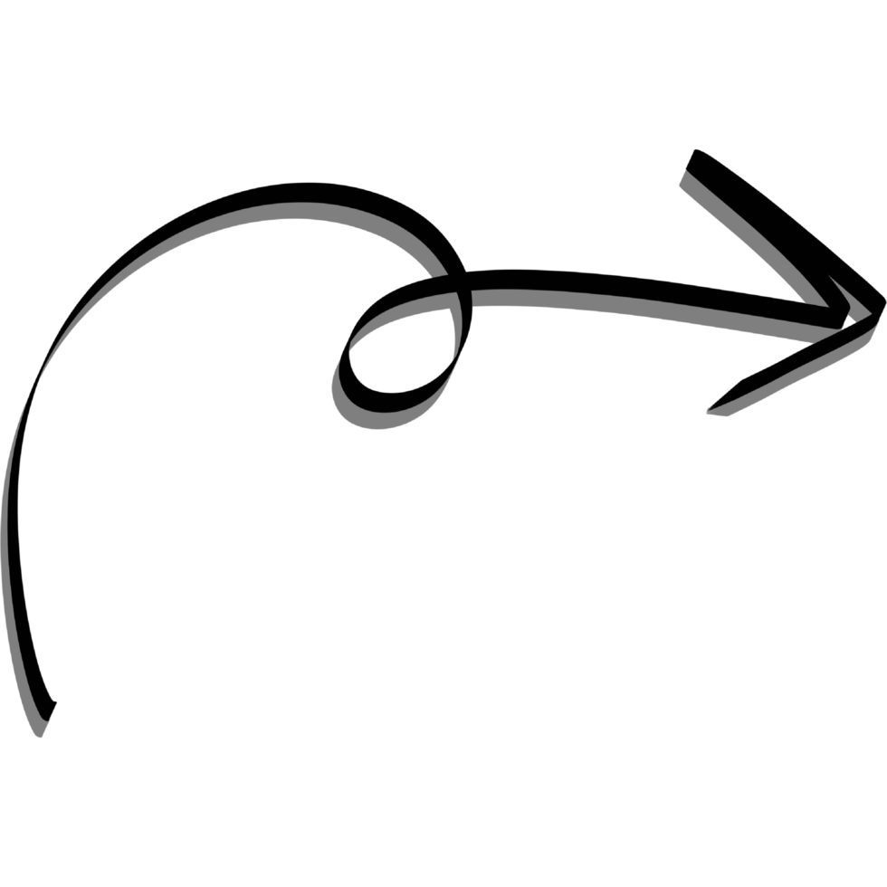 Drawing arrows with hand drawn editable png