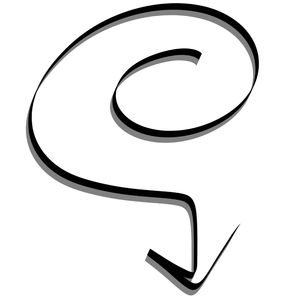 Drawing arrows with hand drawn editable png
